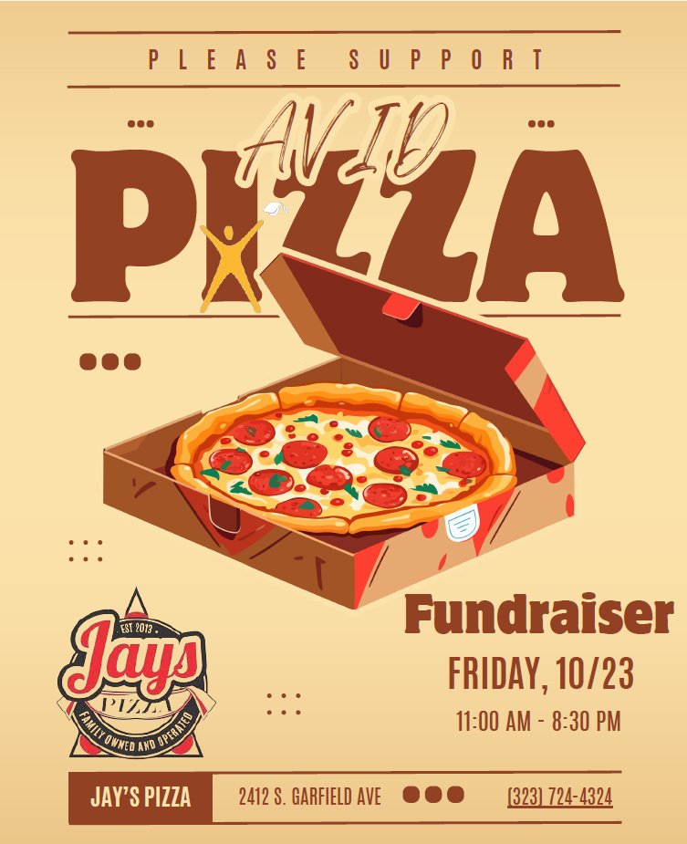 Pizza Fundraiser